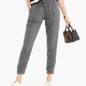 J. Crew Point Sur Cotton Jogger Pants Dark Grey